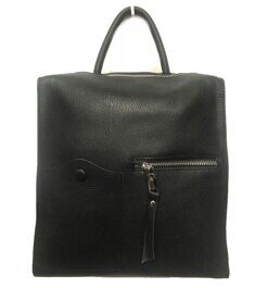 Женский рюкзак-сумка из кожи L-1118-208 Black
