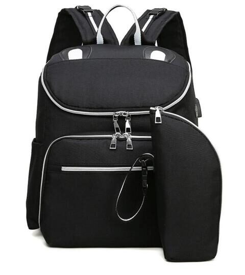 Рюкзак для мамы Picano черный с термо-пеналом